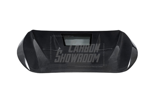  Infiniti Q50 Red Sport 400 Luxe Sensory Signature Premium Pure 2014 2015 2016 2017 2018 2019 2020 2021 2022 2023 2024 with Aftermarket Parts - With Glass Window Hood Carbon Fiber from Aero Republic
