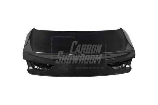Infiniti Q60 Red Sport 400 Premium Luxe Sport Pure 2017 2018 2019 2020 2021 2022 with Aftermarket Parts - Trunk Carbon Fiber from Aero Republic