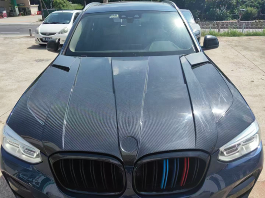 BMW X3 M40i xDrive30e s/xDrive30i G01 & X3M X3MC F97 (Fits Both Pre-LCI & LCI) 2019 2020 2021 2022 2023 2024 & X4 G02 xDrive30i M40i (Fits Both Pre-LCI & LCI) 2019 2020 2021 2022 2023 2024 2025 & X4M X4MC F98 2019-ON with Aftermarket Parts - LD Style Hood Dry Pre-preg Carbon Fiber from Aero Republic?