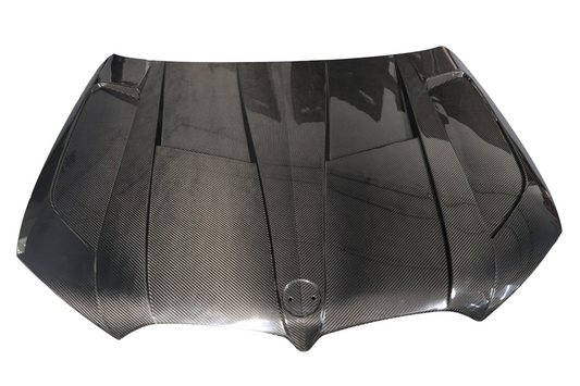 BMW X5 G05 & X5M X5MC F95 (Fits Both Pre-LCI & LCI) 2020-ON & X6 G06 & X6M X6MC F96 (Fits Both Pre-LCI &  LCI) 2020-ON with Aftermarket Parts - LD Style Hood Dry Pre-preg Carbon Fiber from Aero Republic