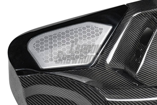 Lamborghini Aventador Base LP700 LP720 S LP740 SV LP750 Ultimate LP780 SVJ LP770 2012 2013 2014 2015 2016 2017 2018 2019 2020 2021 2022 2023 with Aftermarket Parts - Interior Door Card Panel & Speaker Cover Carbon Fiber from Aero Republic