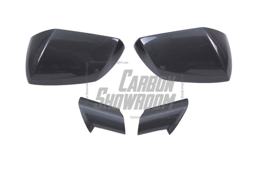 Lamborghini Aventador LP700 LP720 LP750 SVJ SV with Aftermarket Parts - OEM Upgrade Mirror Caps Pre-preg Carbon Fiber from Aero Republic
