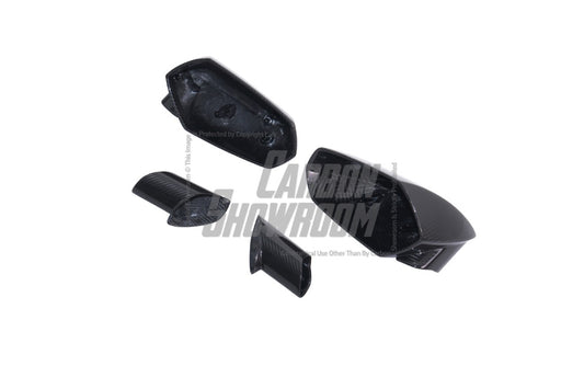 Lamborghini Aventador LP700 LP720 LP750 SVJ SV with Aftermarket Parts - OEM Upgrade Mirror Caps Pre-preg Carbon Fiber from Aero Republic
