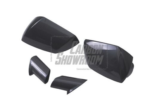 Lamborghini Aventador LP700 LP720 LP750 SVJ SV with Aftermarket Parts - OEM Upgrade Mirror Caps Pre-preg Carbon Fiber from Aero Republic