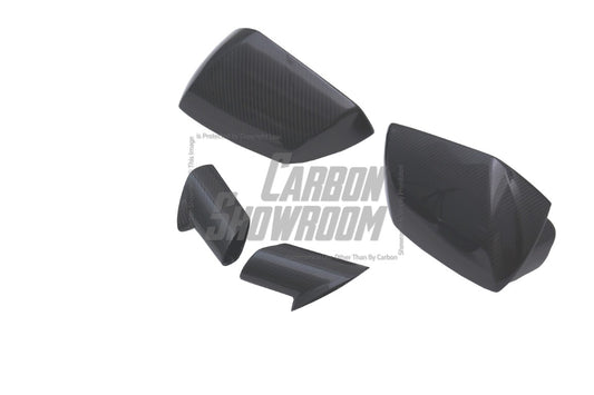 Lamborghini Aventador LP700 LP720 LP750 SVJ SV with Aftermarket Parts - OEM Upgrade Mirror Caps Pre-preg Carbon Fiber from Aero Republic