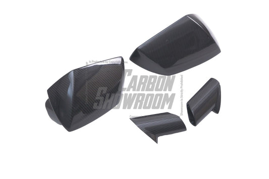 Lamborghini Aventador LP700 LP720 LP750 SVJ SV with Aftermarket Parts - OEM Upgrade Mirror Caps Pre-preg Carbon Fiber from Aero Republic