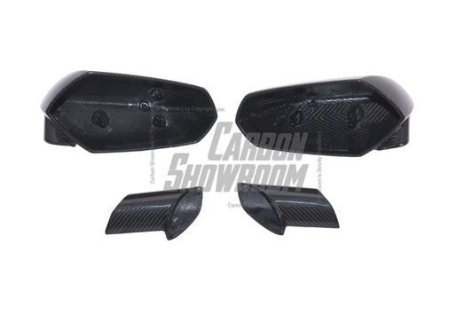 Lamborghini Aventador LP700 LP720 LP750 SVJ SV with Aftermarket Parts - OEM Upgrade Mirror Caps Pre-preg Carbon Fiber from Aero Republic