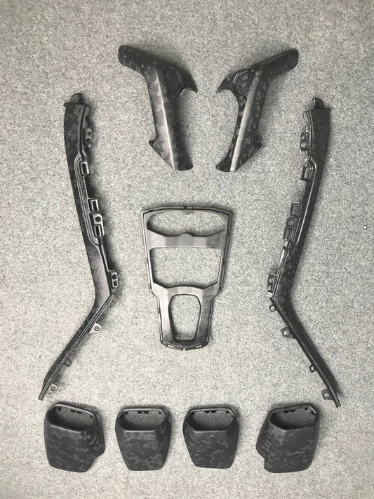 Lamborghini Huracan LP580 LP610 Evo RWD AWD Tecnica Performante 2015 2016 2017 2018 2019 2020 2021 2022 2023 2024 with Aftermarket Parts - Console Panel Cover Carbon Fiber from Aero Republic