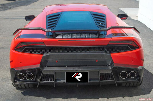 Lamborghini Huracan LP580 LP610 Evo RWD AWD Tecnica Performante 2015 2016 2017 2018 2019 2020 2021 2022 2023 2024 with Aftermarket Parts - Rear Wing Carbon Fiber from Aero Republic