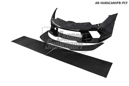 Aero Republic VRS Style Carbon Fiber Front Bumper For Lamborghini Huracan LP580 LP610 - Performance SpeedShop