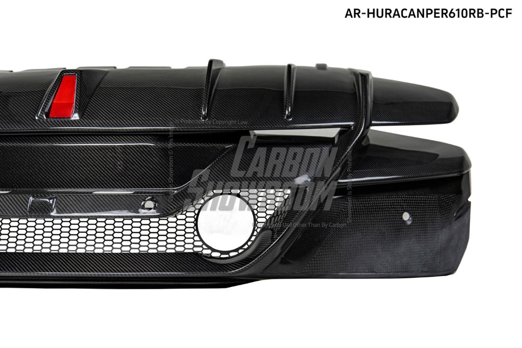 Aero Republic Performante Style Carbon Rear Bumper For Lamborghini Huracan LP580 LP610