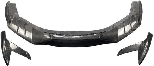 Lamborghini Huracan LP610 LP610-4 2015 2016 2017 2018 with Aftermarket Parts - Man STyle Front Lip Carbon Fiber from Aero Republic