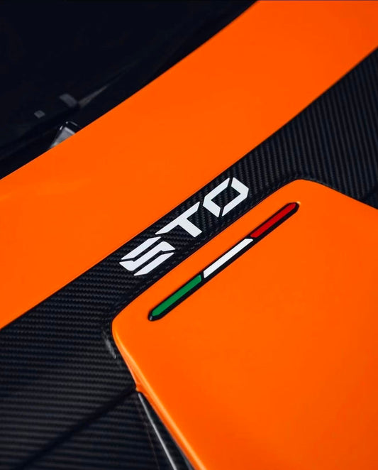 Lamborghini Huracan STO 2021 2022 2023 2024 with Aftermarket Parts - 1:1 STO OEM Style Hood Vent Trim Pre-preg Carbon Fiber / FRP from Aero Republic