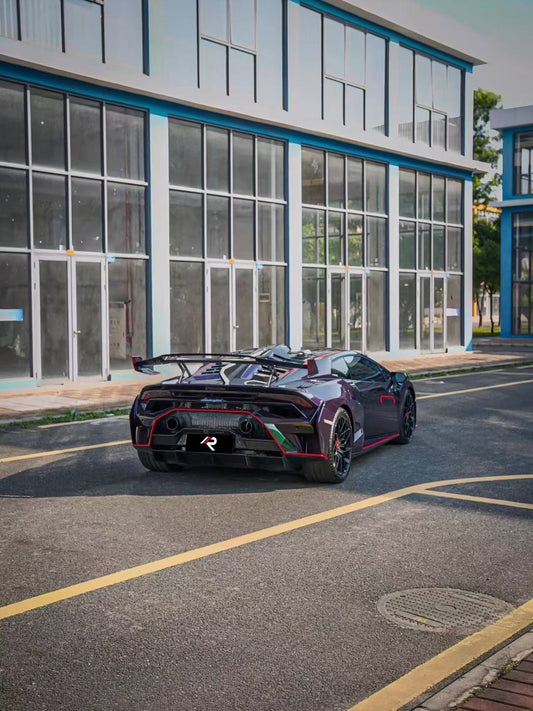 Lamborghini Huracan STO 2021 2022 2023 2024 with Aftermarket Parts - 1:1 STO OEM Style Rear Diffuser Pre-preg Carbon Fiber / FRP from Aero Republic