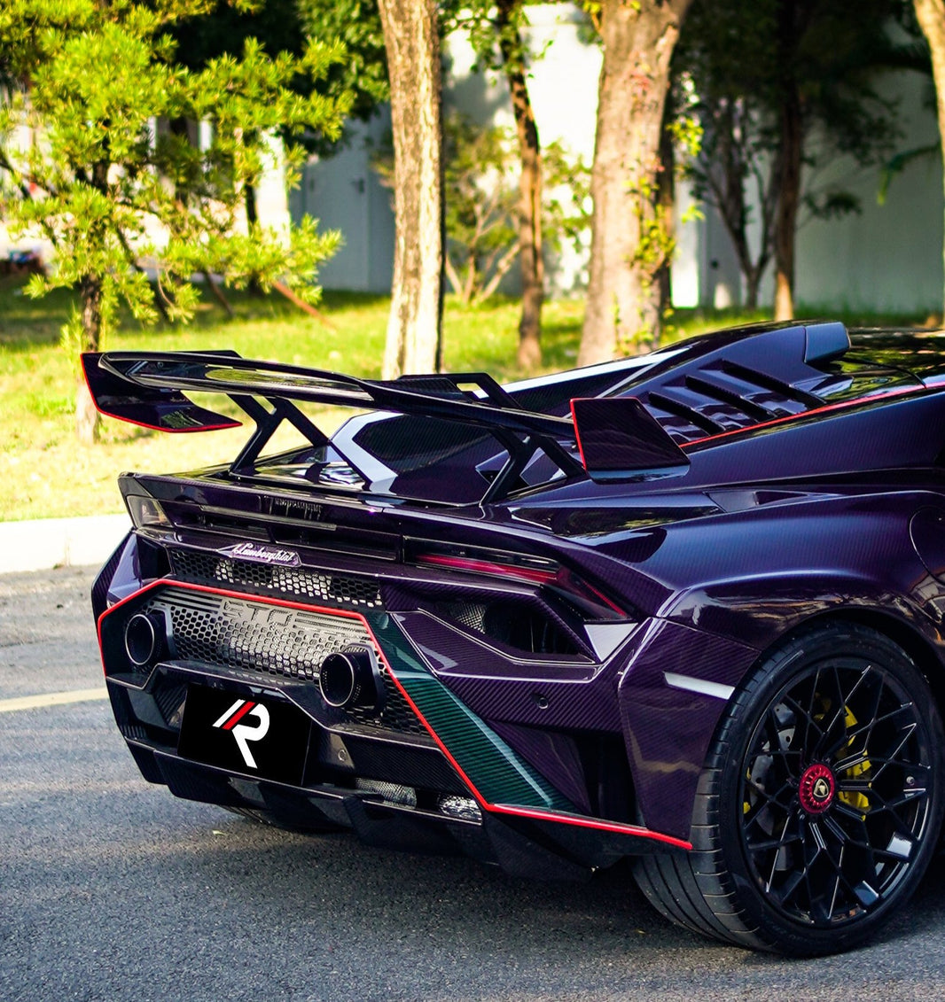 Lamborghini Huracan STO Aftermarket Parts Aero Republic Rear Wing ...