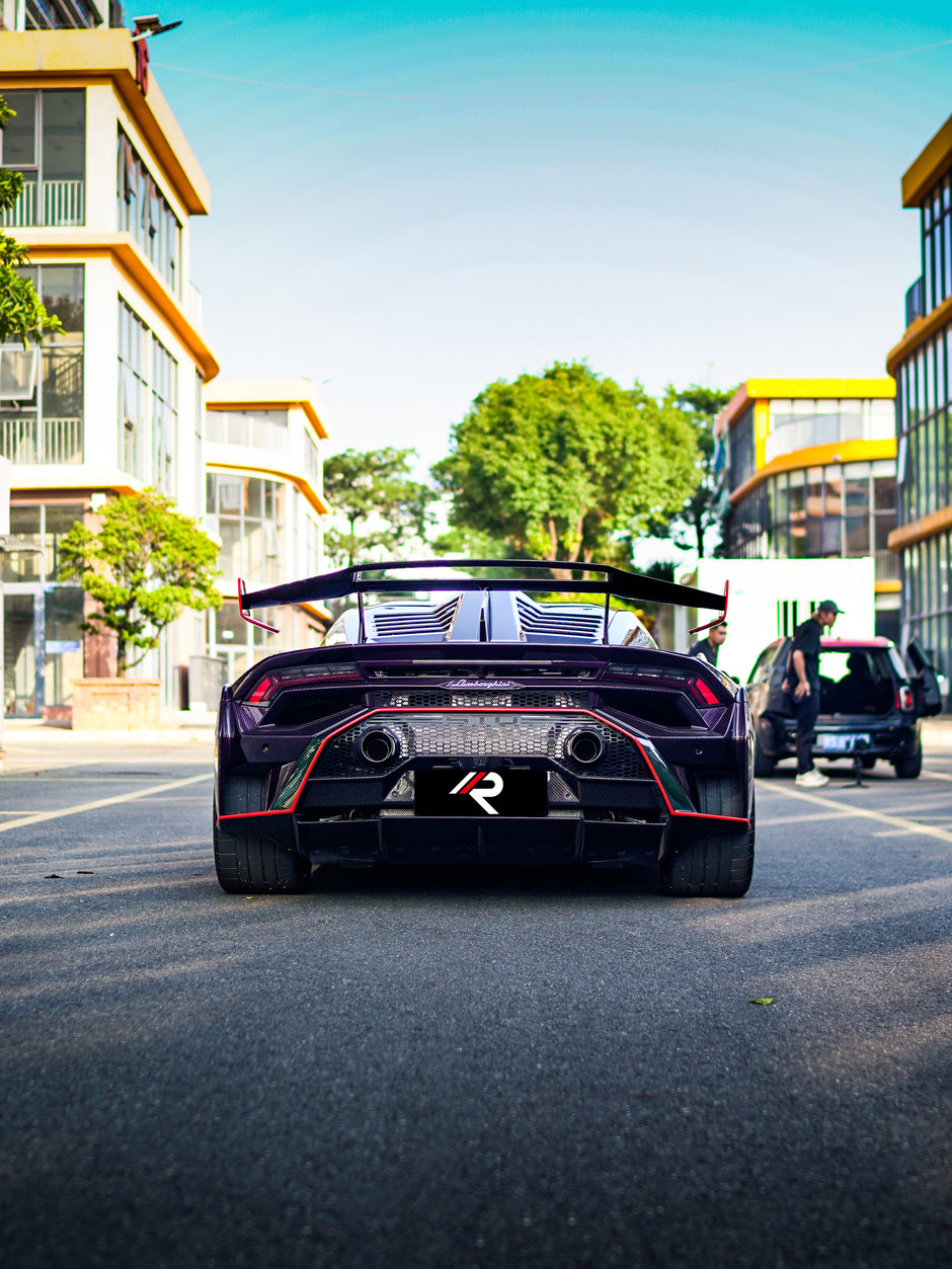 Lamborghini Huracan STO Aftermarket Parts Aero Republic Rear Wing ...
