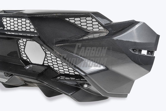 Lamborghini Huracan Tecnica Performante Evo 2015 2016 2017 2018 2019 2020 2021 2022 2023 2024 with Aftermarket Parts - Tecnica Style Rear Bumper & Diffuser Dry Pre-preg Carbon Fiber from Aero Republic