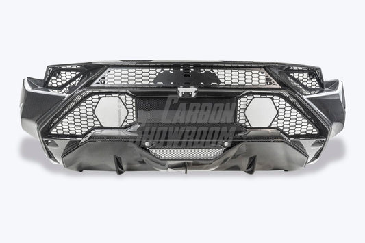 Lamborghini Huracan Tecnica Performante Evo 2015 2016 2017 2018 2019 2020 2021 2022 2023 2024 with Aftermarket Parts - Tecnica Style Rear Bumper & Diffuser Dry Pre-preg Carbon Fiber from Aero Republic