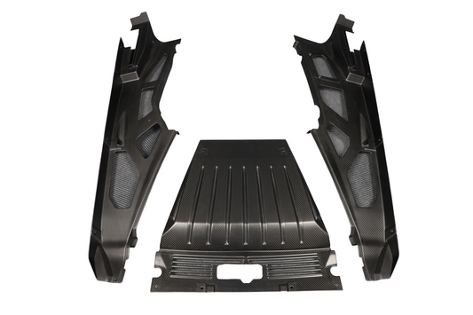 Lamborghini Huracan Tecnica Performante Evo LP610 LP580 2015 2016 2017 2018 2019 2020 2021 2022 2023 2024 with Aftermarket Parts - Engine Bay Panels Dry Pre-preg Carbon Fiber from Aero Republic