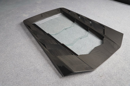 Lamborghini Huracan Tecnica Performante Evo LP610 LP580 2015 2016 2017 2018 2019 2020 2021 2022 2023 2024 with Aftermarket Parts - M Style Trunk Dry Pre-preg Carbon Fiber from Aero Republic