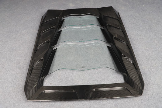 Lamborghini Huracan Tecnica Performante Evo LP610 LP580 2015 2016 2017 2018 2019 2020 2021 2022 2023 2024 with Aftermarket Parts - M Style Trunk Dry Pre-preg Carbon Fiber from Aero Republic