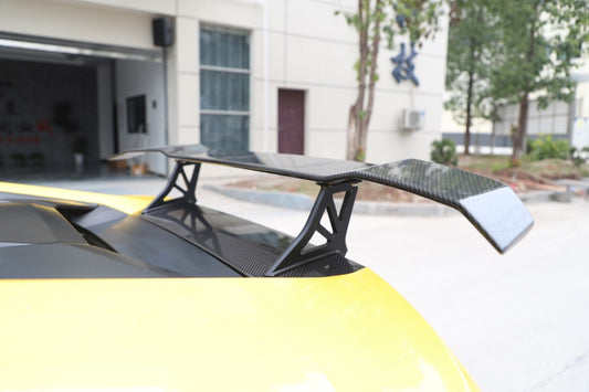 Lamborghini Huracan Tecnica Performante Evo LP610 LP580 2015 2016 2017 2018 2019 2020 2021 2022 2023 2024 with Aftermarket Parts - Man Style Rear Wing Dry Pre-preg Carbon Fiber from Aero Republic