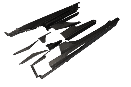 Lamborghini Huracan Tecnica Performante Evo LP610 LP580 2015 2016 2017 2018 2019 2020 2021 2022 2023 2024 with Aftermarket Parts - Man Style Side Skirts Dry Pre-preg Carbon Fiber from Aero Republic