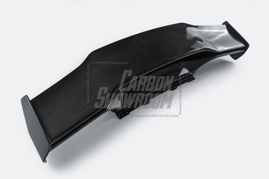 Lamborghini Huracan Tecnica Performante Evo LP610 LP580 2015 2016 2017 2018 2019 2020 2021 2022 2023 2024 with Aftermarket Parts - Vor V2 Style Rear Wing Dry Pre-preg Carbon Fiber from Aero Republic