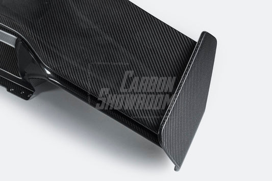 Lamborghini Huracan Tecnica Performante Evo LP610 LP580 2015 2016 2017 2018 2019 2020 2021 2022 2023 2024 with Aftermarket Parts - Vor V2 Style Rear Wing Dry Pre-preg Carbon Fiber from Aero Republic