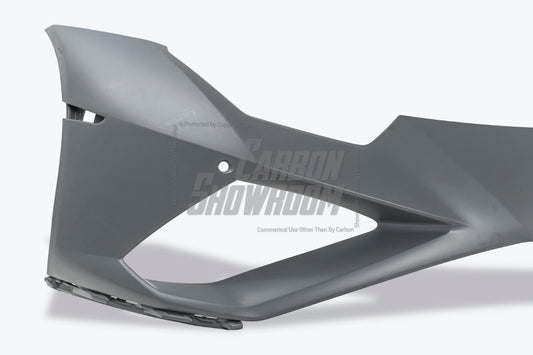 Lamborghini Huracan Tecnica Performante Evo LP610 LP580 2015 2016 2017 2018 2019 2020 2021 2022 2023 2024 with Aftermarket Parts - Evo Style Front Bumper Dry Pre-preg Carbon Fiber from Aero Republic