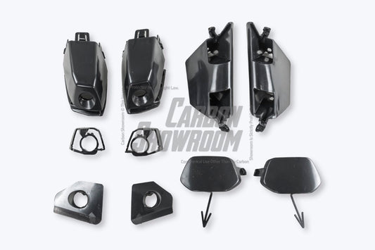 Lamborghini Huracan Tecnica Performante Evo LP610 LP580 2015 2016 2017 2018 2019 2020 2021 2022 2023 2024 with Aftermarket Parts - Evo Style Front Bumper Dry Pre-preg Carbon Fiber from Aero Republic