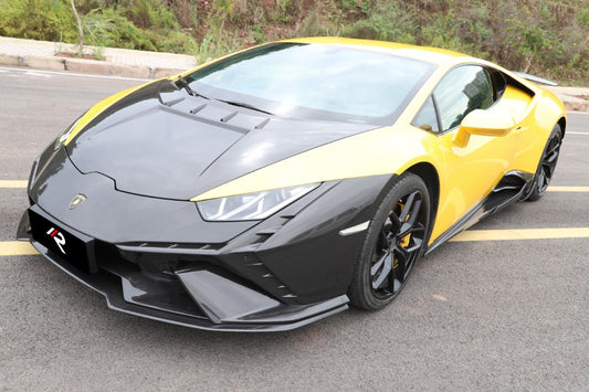 Aero Republic Tecnica Style Hood for Lamborghini Huracan Tecnica Performante Evo LP610 LP580 2015-2024 Dry Pre-preg Carbon Fiber