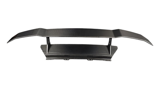 Lamborghini Huracan Tecnica Performante Evo LP610 LP580 2015 2016 2017 2018 2019 2020 2021 2022 2023 2024 with Aftermarket Parts - Vor V1 Style Rear Wing Dry Pre-preg Carbon Fiber from Aero Republic