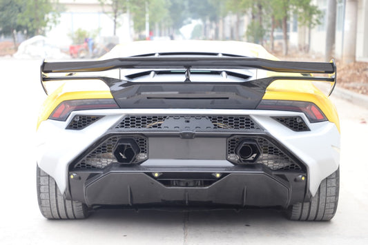 Aero Republic Vor V2 Style Rear Wing for Lamborghini Huracan Tecnica Performante Evo LP610 LP580 2015-2024 Dry Pre-preg Carbon Fiber