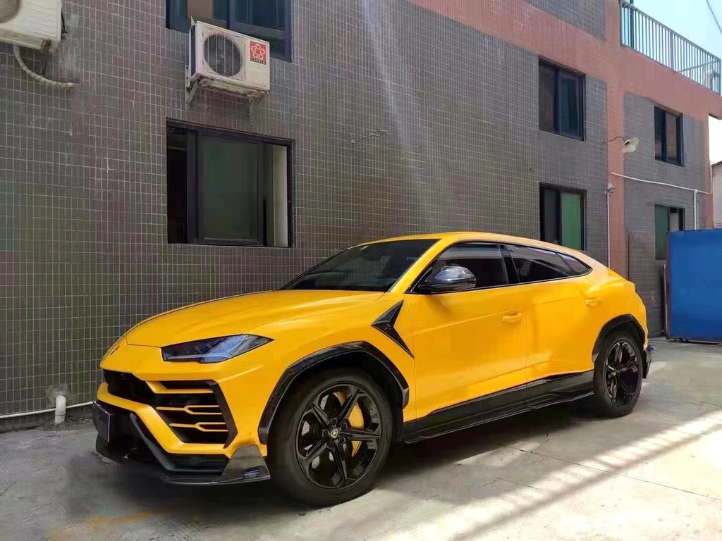 Lamborghini Urus Base 2019 2020 2021 2022 with Aftermarket Parts - M Style Wheel Arches Pre-preg Carbon Fiber / FRP from Aero Republic