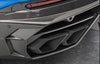 Lamborghini Urus Base S Performante 2019 2020 2021 2022 2023 2024 with Aftermarket Parts - M Style Rear Diffuser & Tips Pre-preg Carbon Fiber / FRP from Aero Republic