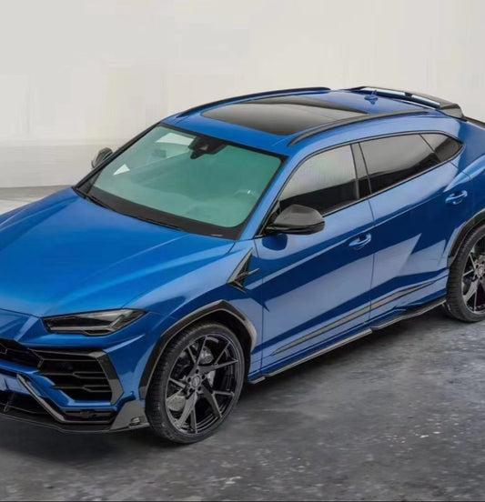 Lamborghini Urus Base S Performante 2019 2020 2021 2022 2023 2024 with Aftermarket Parts - M Style Side Skirts Pre-preg Carbon Fiber / FRP from Aero Republic