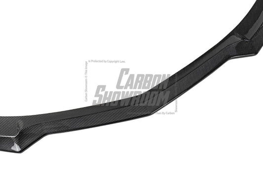 Lamborghini Urus 2019 2020 2021 2022 with Aftermarket Parts - M Style Front Lip & Bumper Carbon Fiber / FRP from Aero Republic