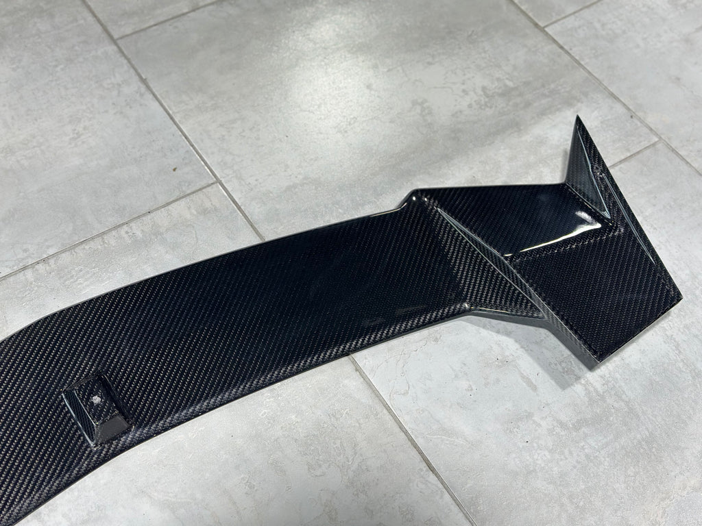 Lamborghini Urus 2019-2022 with Aftermarket Parts - M Style Carbon Fiber Rear Roof Spoiler from Aero Republic