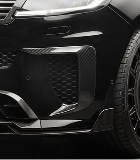 Land Rover Range Rover Sport SV L461 2024-ON with Aftermarket Parts - Msry Style Front Bumper Side Vents Air Intakes Cover Trims Dry Pre-preg Carbon Fiber from Aero Republic