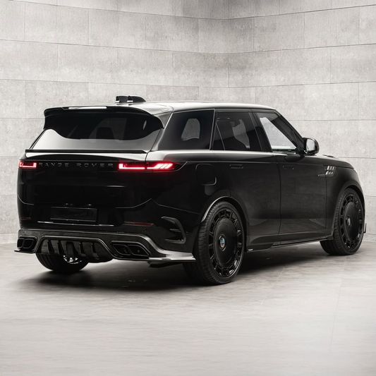 Land Rover Range Rover Sport SV Autobiography HSE Dynamic SE S LP461 2023-ON with Aftermarket Parts - Msry Style Rear Decklid Ducktail Lip Spoiler Dry Pre-preg Carbon Fiber from Aero Republic