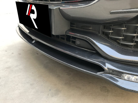 Maserati Levante Base Lusso GranLusso GT GTS Modena (For Base Bumper Only) 2017 2018 2019 2020 2021 2022 2023 2024 with Aftermarket Parts - Front Intake Vent Pre-preg Carbon Fiber from Aero Republic