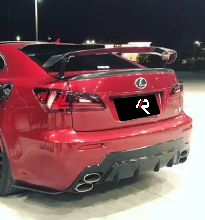 Lexus IS250 300 XE20 2008–2013 with Aftermarket Parts - Rear Wing Carbon Fiber from Aero Republic