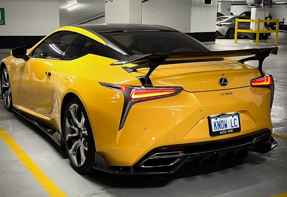 Lc Racing Rear Wing Lexus LC500 LC500h Aftermarket Parts - Aero Republic Rear Spoiler Wing ...