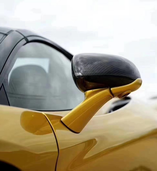McLaren 540C 570S 570GT 600LT with Aftermarket Parts - OEM Replacement Mirror Cap Pre-preg Carbon Fiber from Aero Republic