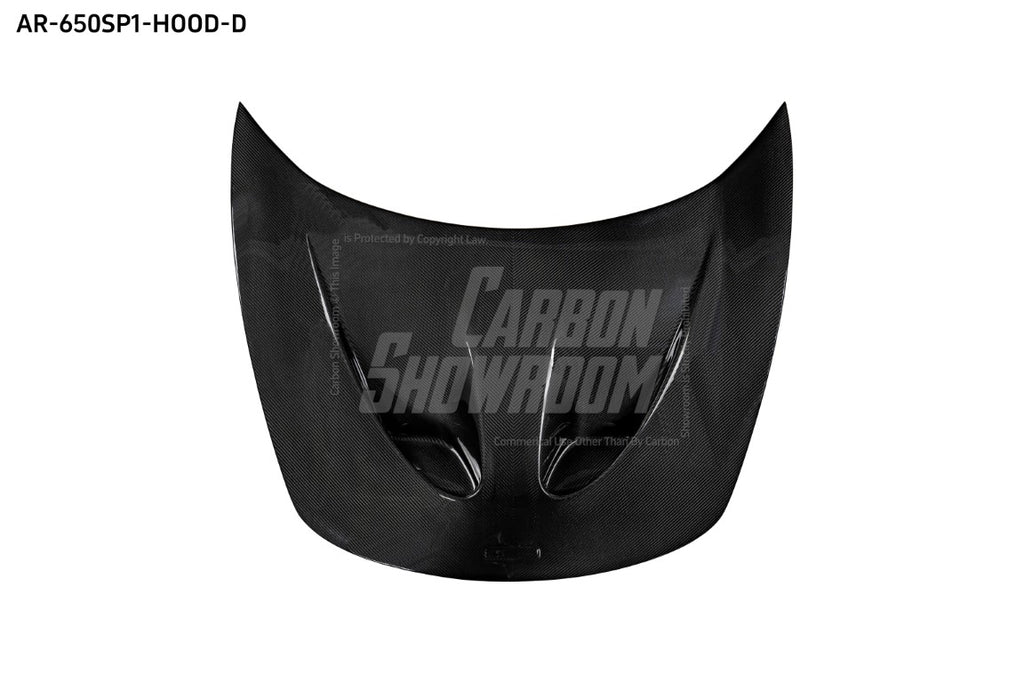 Aero Republic McLaren MP4-12C 650s 675LT Carbon Fiber P1 Style Hood - Performance SpeedShop