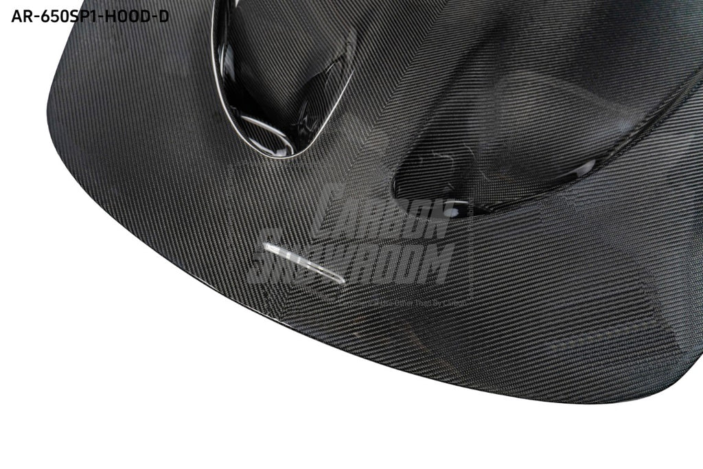 Aero Republic McLaren MP4-12C 650s 675LT Carbon Fiber P1 Style Hood - Performance SpeedShop