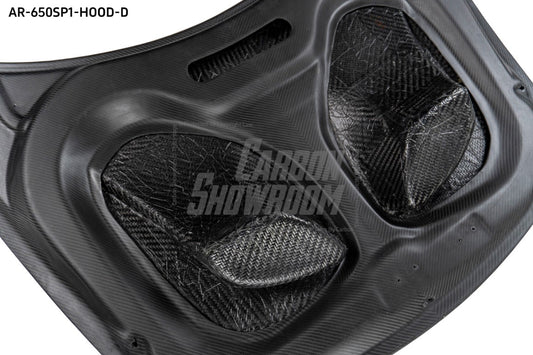 Aero Republic McLaren MP4-12C 650s 675LT Carbon Fiber P1 Style Hood - Performance SpeedShop