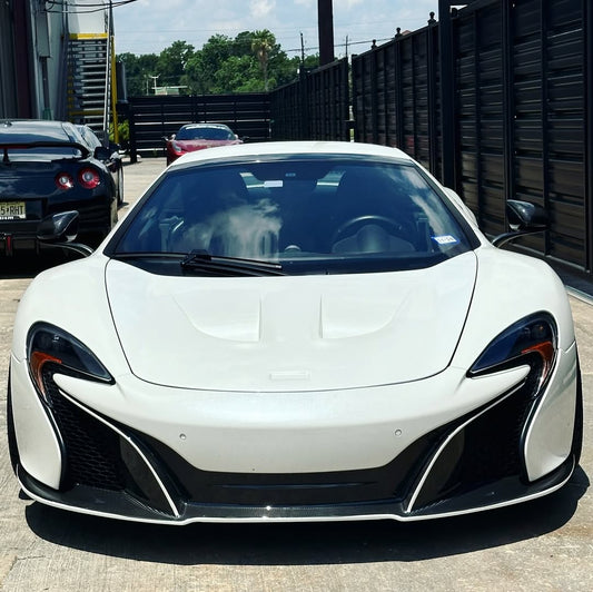 Aero Republic McLaren MP4-12C 650s 675LT Carbon Fiber P1 Style Hood - Performance SpeedShop