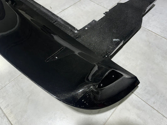 McLaren 720S 2018 2019 2020 2021 2022 2023 with Aftermarket Parts - 765LT Rear Bumper Set Conversion Kit Pre-preg Carbon Fiber / FRP from Aero Republic